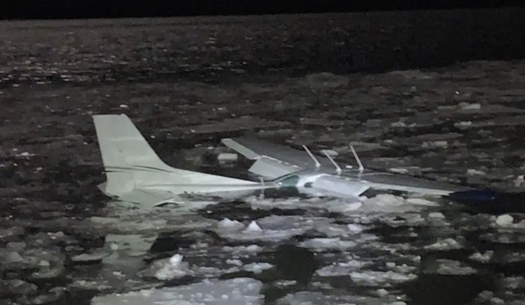 Hudson River Ice Crash Near Newburgh Ends in Near Miracle