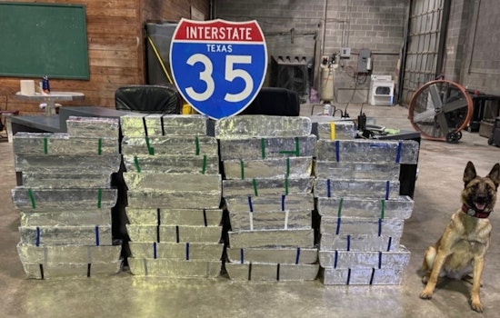 I-35 Bust: DPS K-9 Karma Sniffs Out 500 Pounds Of Drugs In Central Texas