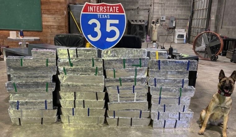 I-35 Bust: DPS K-9 Karma Sniffs Out 500 Pounds Of Drugs In Central Texas