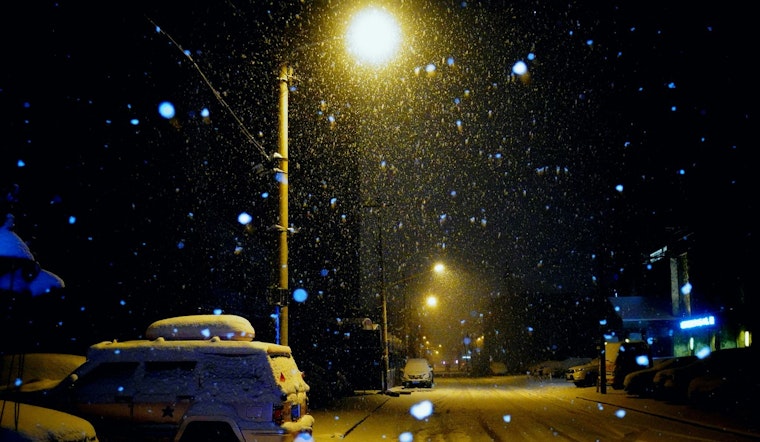 Indianapolis Morning Snow and Slick Roads