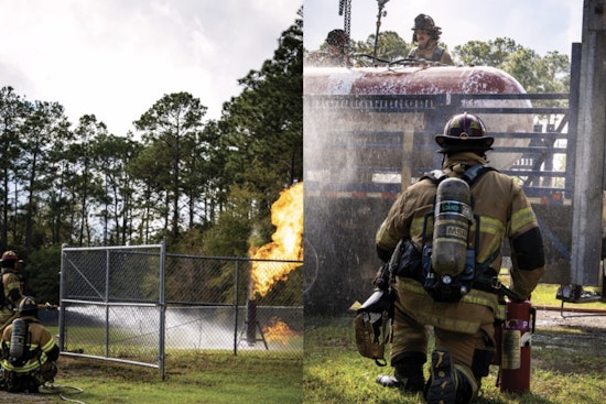 Jacksonville Crews Torch Off Leaking 1,000-Gallon Propane Tank Before It Blows