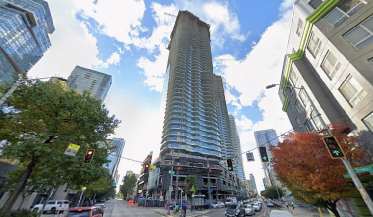 Jumbo Jet Jammed Between Denny Triangle Towers Stuns Seattle