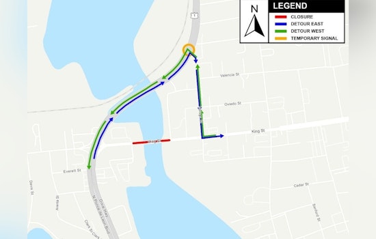 King Street Bridge To Shut Down For Seven-Month San Sebastian Makeover