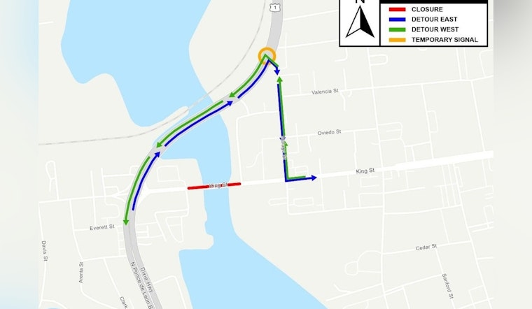 King Street Bridge To Shut Down For Seven-Month San Sebastian Makeover