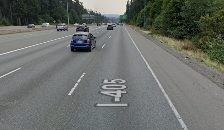 Kirkland Road Crew Corrals Lone Cow Off I-405 Shoulder