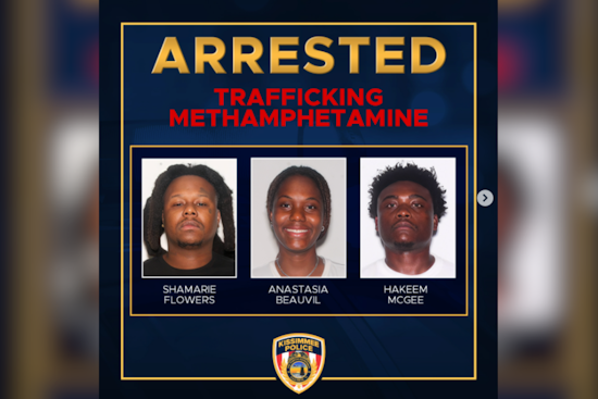 Kissimmee Cops Bag 450 Grams of Meth in Street Sting, Three Collared