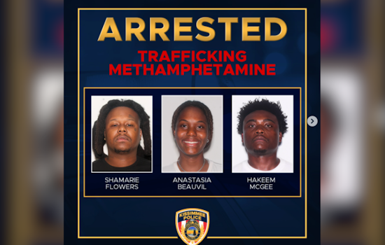 Kissimmee Cops Bag 450 Grams of Meth in Street Sting, Three Collared