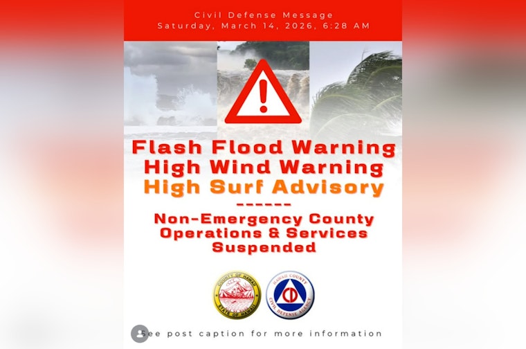 Kona Low Soaks Big Island: Flash Flood Warning Slams Kaʻū And Puna