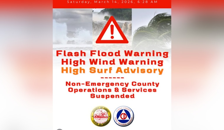 Kona Low Soaks Big Island: Flash Flood Warning Slams Kaʻū And Puna