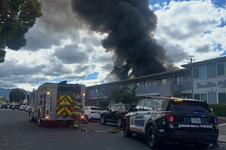 Kuehnis Drive Locked Down As Fire Crews Battle Campbell Blaze