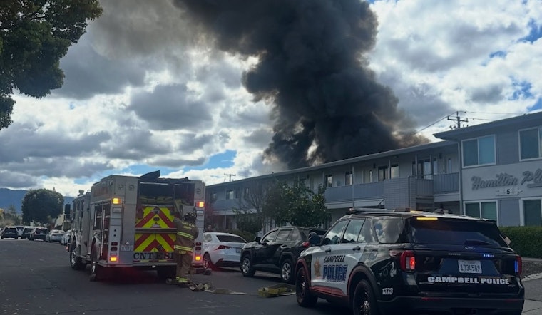 Kuehnis Drive Locked Down As Fire Crews Battle Campbell Blaze
