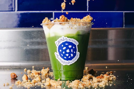 L.A. Fans Line Up Early As Levain Pours Cookie Milk Matcha For One Weekend Only
