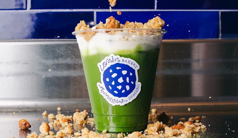 L.A. Fans Line Up Early As Levain Pours Cookie Milk Matcha For One Weekend Only