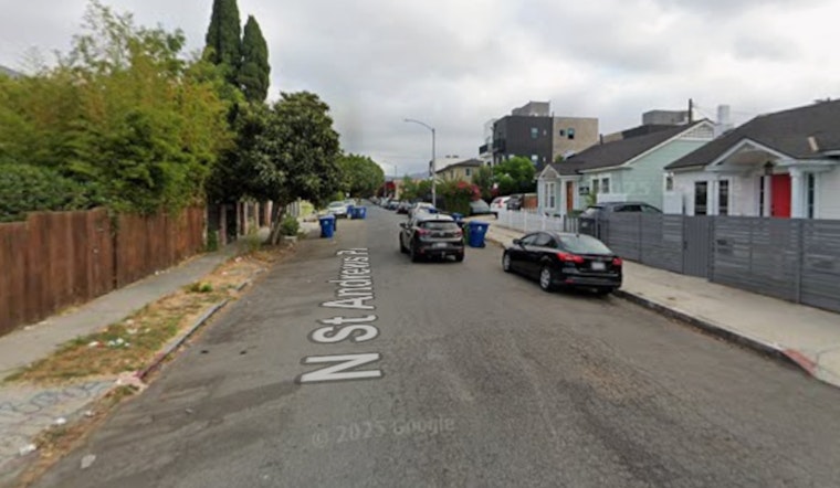 LAFD Battles Larchmont Structure Fire Near St Andrews Place
