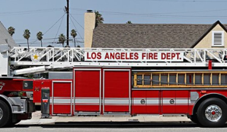 LAFD Responds To Physical Rescue On NB 110 Near Downtown