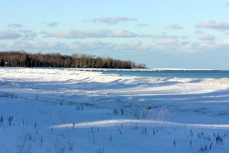 Lake Huron Snowmobiler Snatched From Vanishing Ice Raft By Cutter Crew