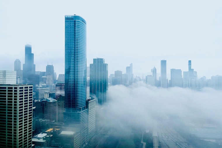 Lakefront Locked In Fog As Chicago Braces For Wild Night Of Storms
