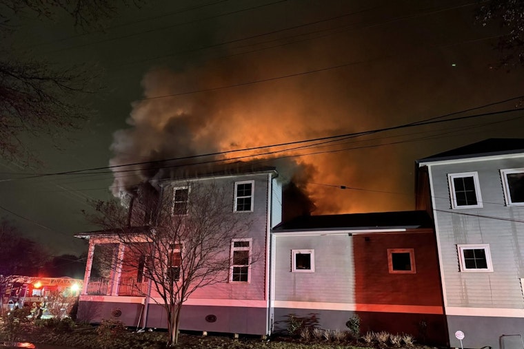 Lakeview Midnight Inferno Levels Vacant 30th Street House, Singes Neighbor's Home