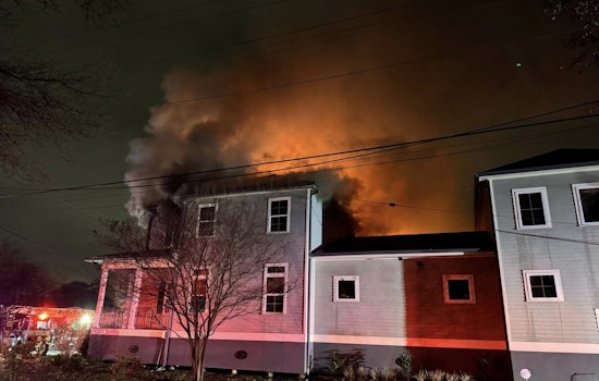 Lakeview Midnight Inferno Levels Vacant 30th Street House, Singes Neighbor's Home
