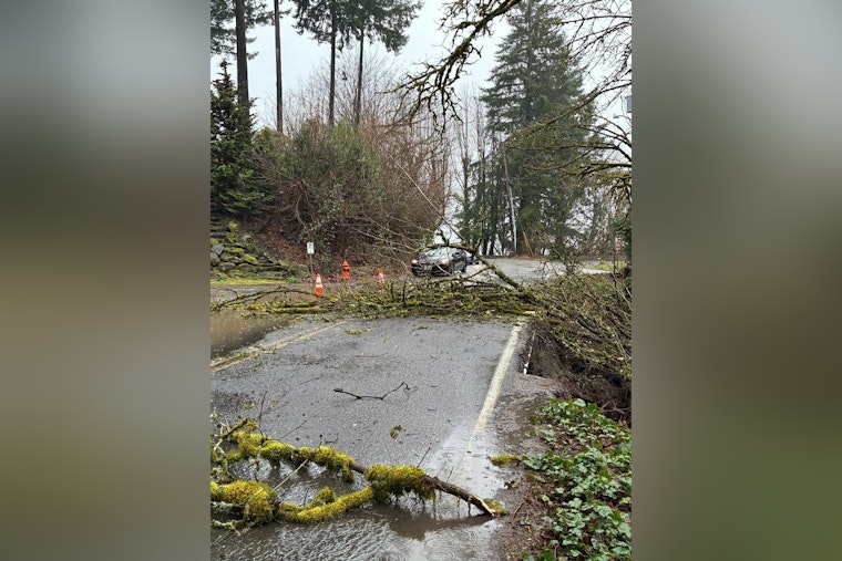 Landslide Shuts Down SW Fairmount, Turns Portland Hill Road Into No-Go Zone