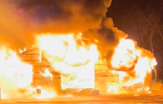 Late-Night Battery Blaze Turns Darlington Garage Into $400K Inferno