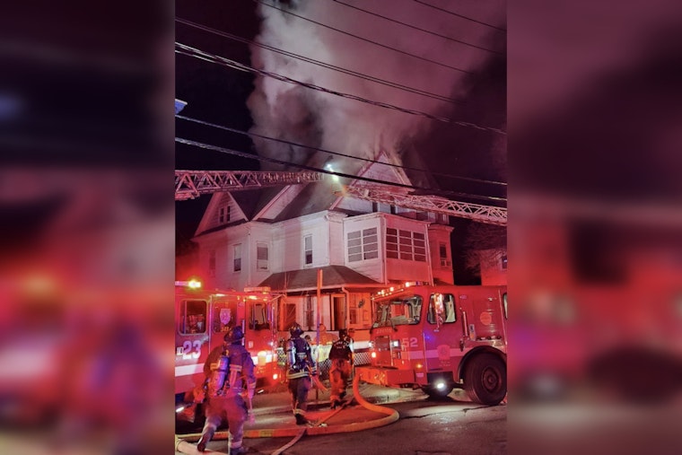 Late-Night Dorchester Blaze Blows Through Roof, Boots 22 From Harvard Street Home