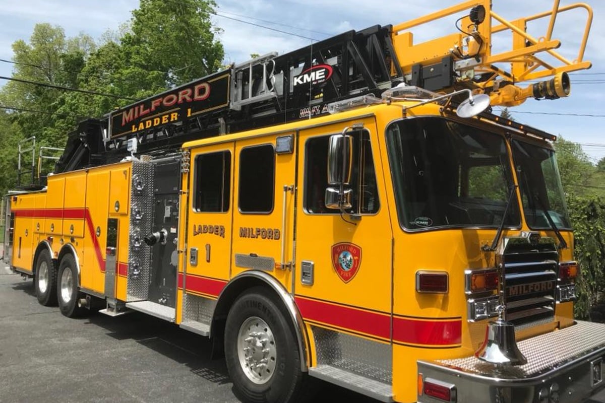Milford Medway Road House Fire Displaces Five