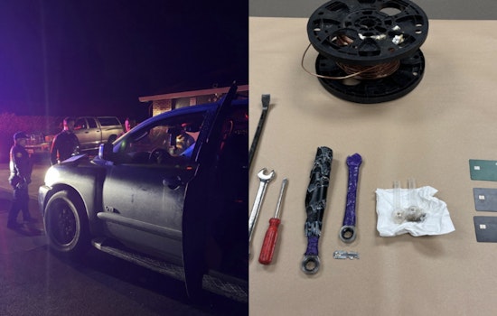 Late-Night Rocklin Cops Snag BOLO Ride, Bust Duo With Copper Cache