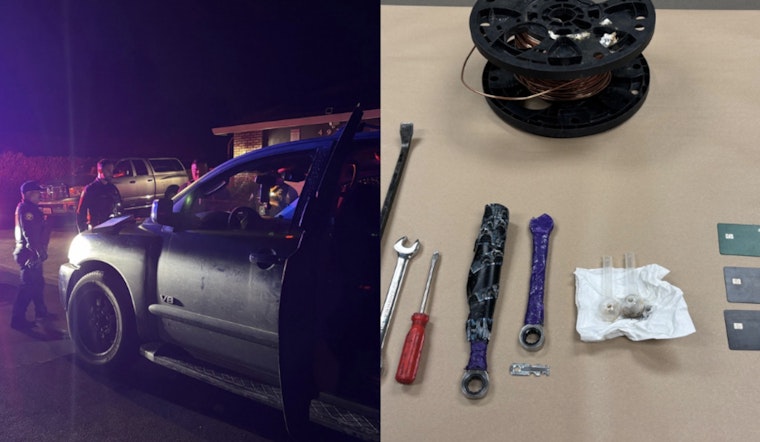 Late-Night Rocklin Cops Snag BOLO Ride, Bust Duo With Copper Cache