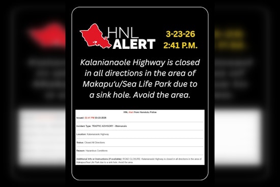 Makapuʻu Mayhem As Sinkhole Shuts Kalanianaole Highway Both Ways