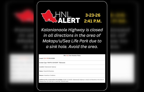 Makapuʻu Mayhem As Sinkhole Shuts Kalanianaole Highway Both Ways
