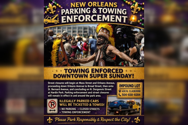 Mardi Gras Indians Take Over Downtown, Cops Warn Drivers To Steer Clear