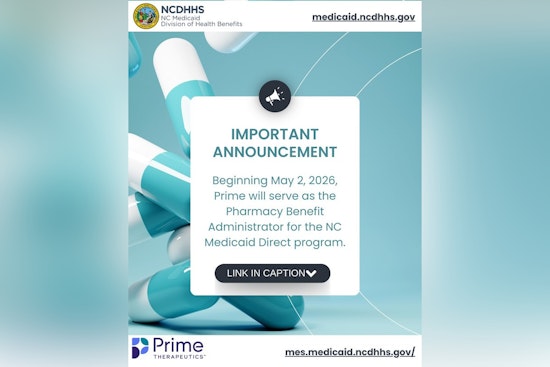 Medicaid Shake-Up: Prime Therapeutics Tapped To Run North Carolina's Drug Benefits