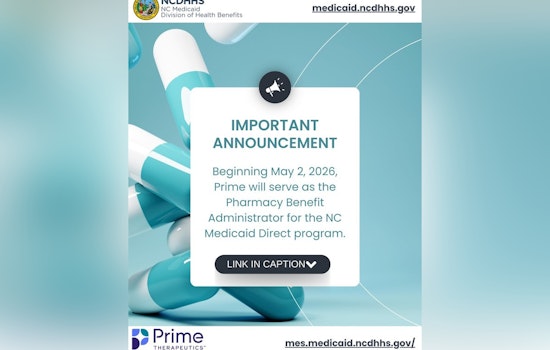 Medicaid Shake-Up: Prime Therapeutics Tapped To Run North Carolina's Drug Benefits