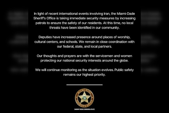 Miami-Dade Floods Streets With Patrols After US, Israel Strikes On Iran