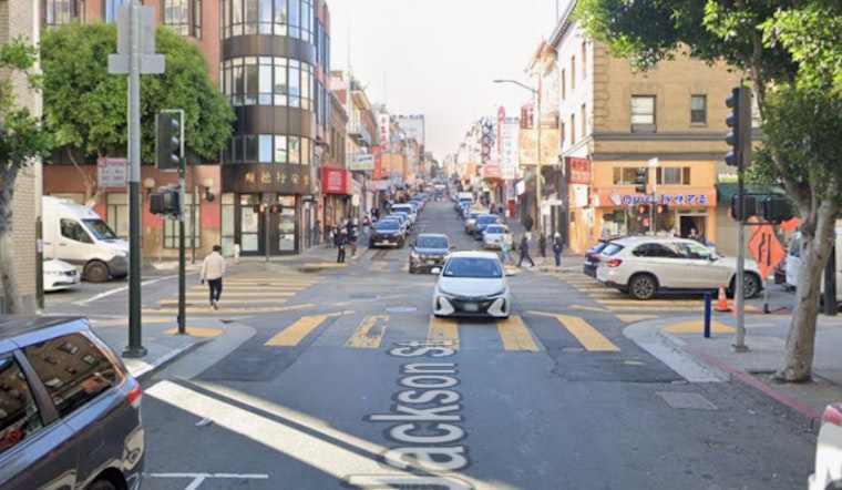 Morning Chinatown Chaos as Car Slams Into Jackson Street Building, Two Hurt