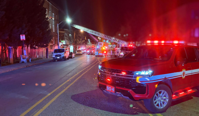 Mount Holly Blaze Rocks Garrison Boulevard, Sends Three To Hospital