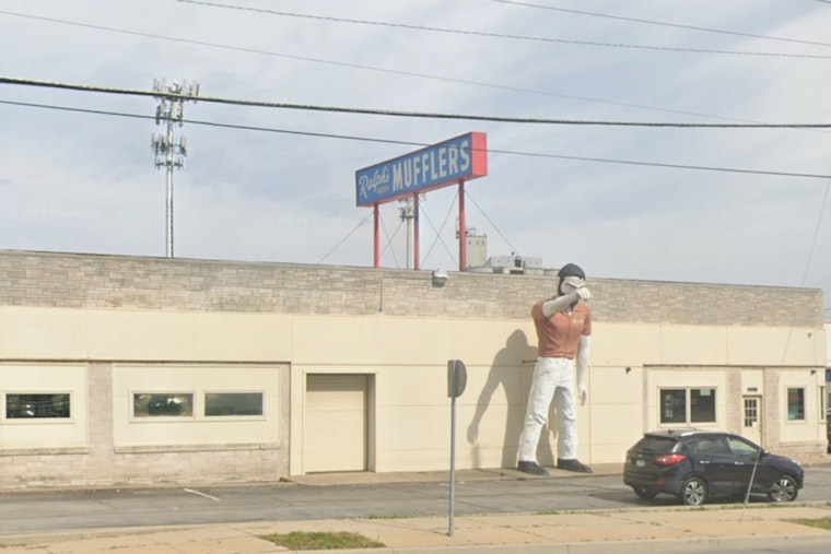 Beloved Indy Giant Mr. Bendo Crippled After Car Slams West 16th Street Icon