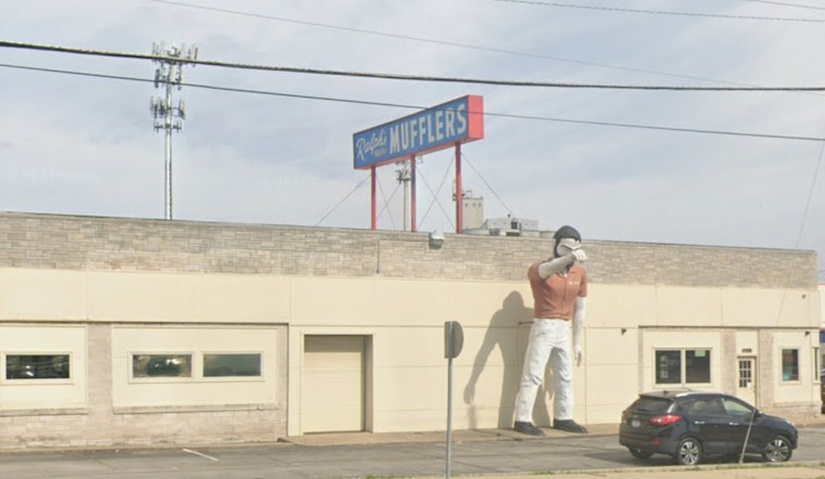 Beloved Indy Giant Mr. Bendo Crippled After Car Slams West 16th Street Icon