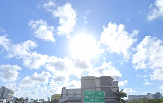 Muggy Miami Monday Stays Sunny as Rip Currents Lurk Offshore