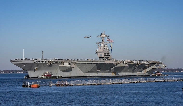 Navy Families On Edge As USS Gerald R. Ford Just Keeps Sailing