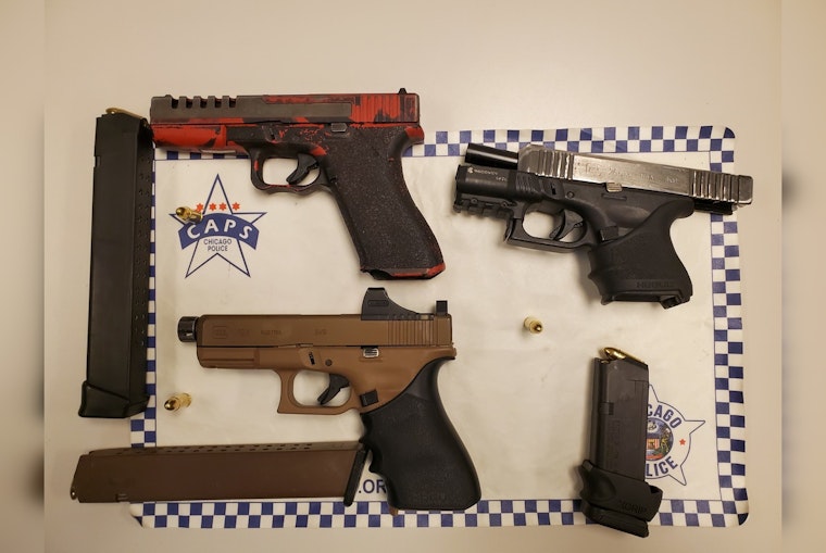 Near West Side Traffic Stop Leads to Three Arrests, Seizure of Three Guns