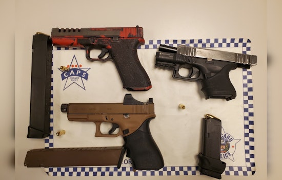 Near West Side Traffic Stop Leads to Three Arrests, Seizure of Three Guns