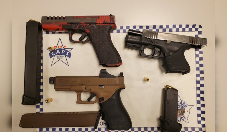 Near West Side Traffic Stop Leads to Three Arrests, Seizure of Three Guns