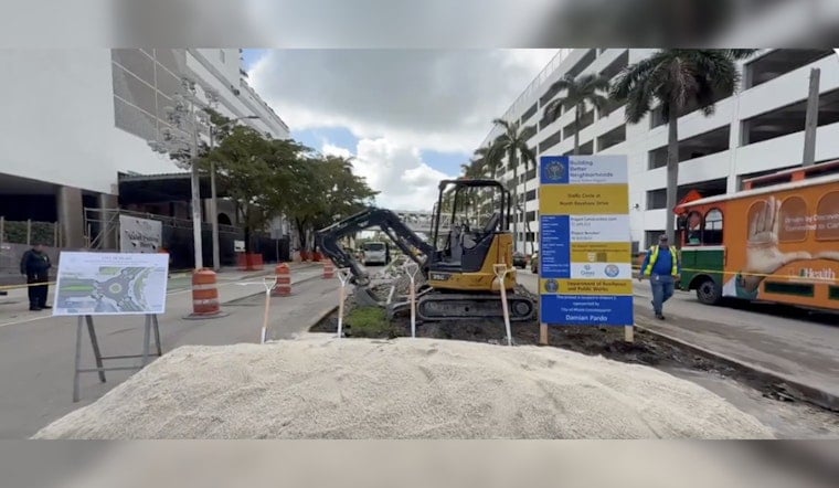 North Bayshore Snarl Gets A Spin As Miami Digs In On New Traffic Circle
