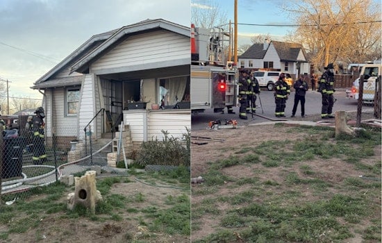 North Denver House Blaze Near 42nd and Fillmore Triggers Blast, Sends Resident to Hospital