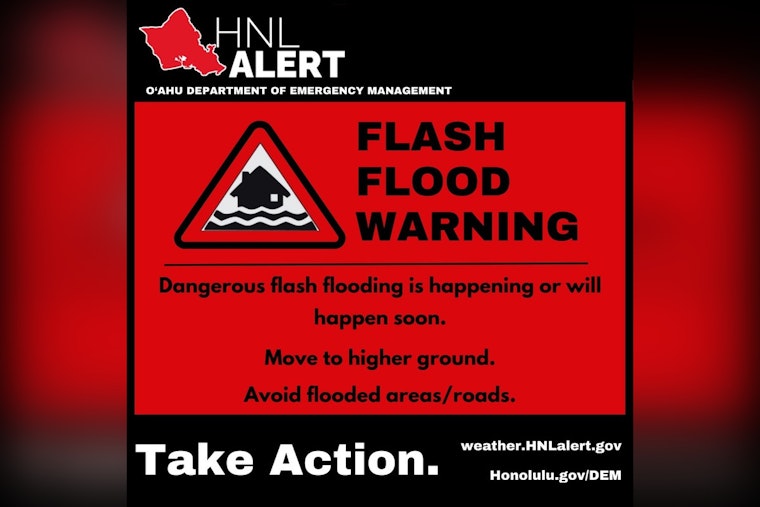 Oahu Deluge Warning as HNL Alert Sends Residents Scrambling for Higher Ground