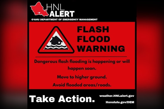 Oahu Deluge Warning as HNL Alert Sends Residents Scrambling for Higher Ground