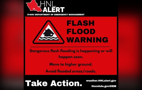 Oahu Deluge Warning as HNL Alert Sends Residents Scrambling for Higher Ground