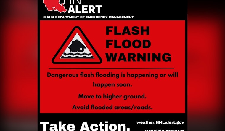 Oahu Deluge Warning as HNL Alert Sends Residents Scrambling for Higher Ground